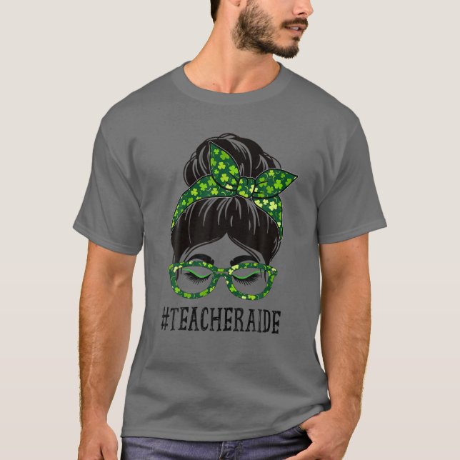 Camiseta Professora Aide Mulheres Mensageiras De Dia de São (Frente)