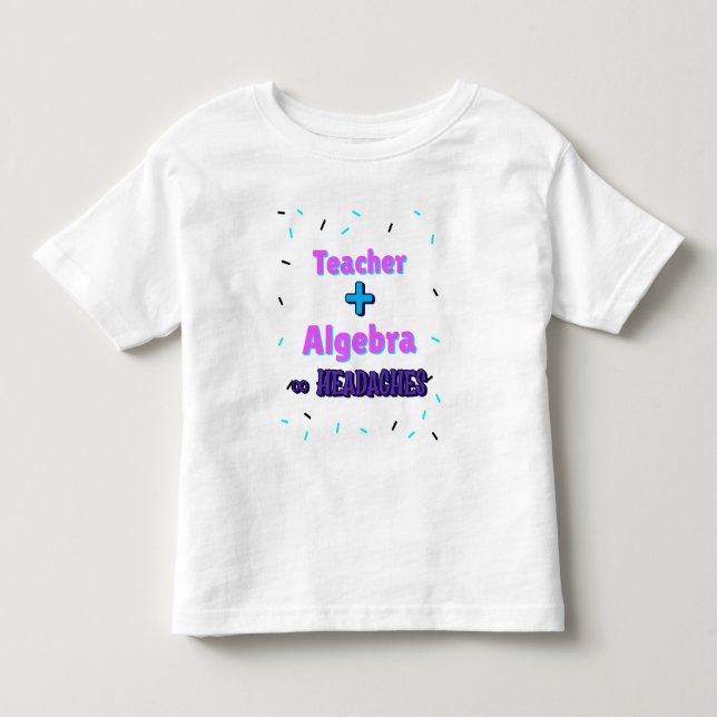 Camiseta Professora + Algebra ∞ Capacetes Matemáticos Profe (Frente)