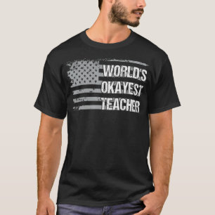 Camiseta Professora americana mais bonita do mundo Mulheres
