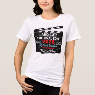 Camiseta Professora Aposentada do 3º Ano Feminino 2026 