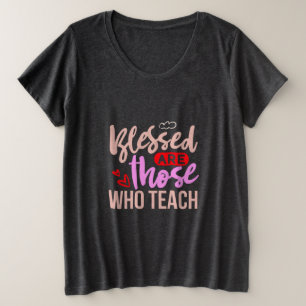 Camiseta Professora Arte Abençoada São Aqueles Que Ensina