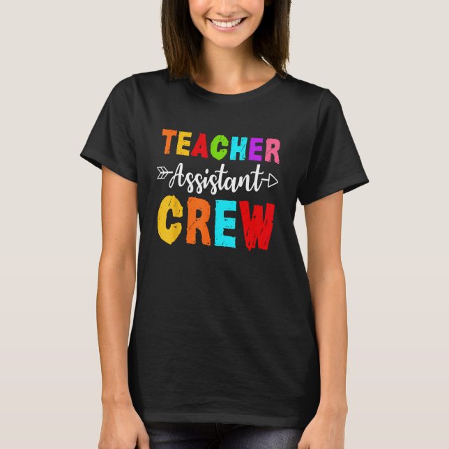 Camiseta Professora assistente assistente de professores ed (Frente)