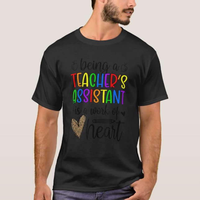 Camiseta Professora Assistente de Professores Assistente de (Frente)