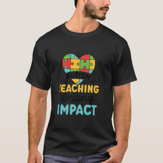 Camiseta Professora Autismo Sensibilização Professora para 
