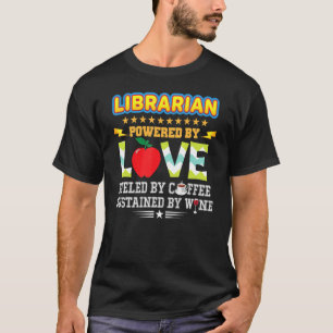 Camiseta Professora Bibliotecária Equipada Com Café Wi Alim