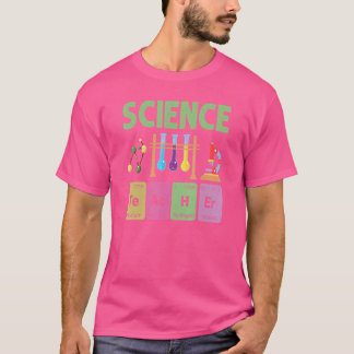 Camiseta Professora Cientista Equipe de Química de Biologia