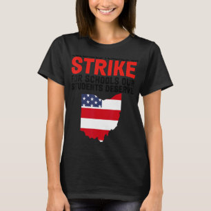 Camiseta Professora Columbus Escola Bandeira Greve de Profe