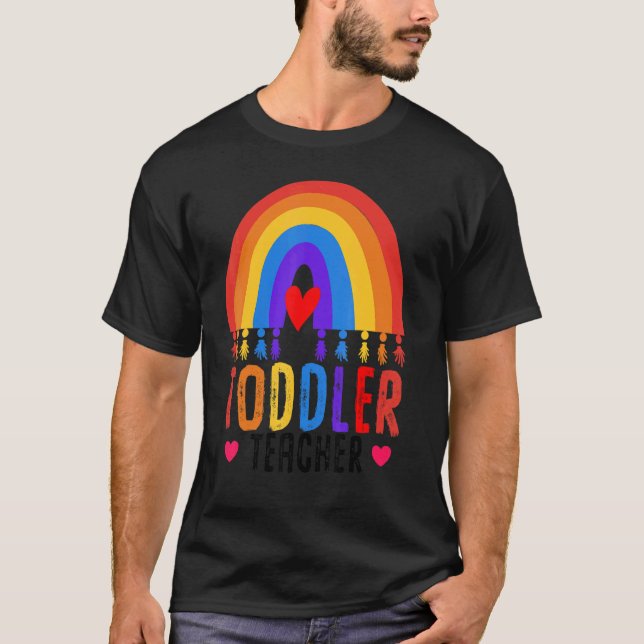 Camiseta Professora Cute Toddler Provedora De Cuidados De D (Frente)