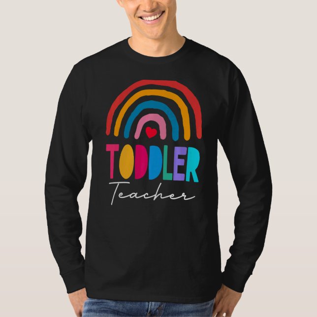 Camiseta Professora Cute Toddler Provedora De Cuidados De D (Frente)