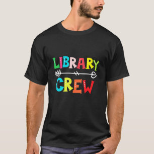 Camiseta Professora Da Biblioteca De Tripulação Estudante N