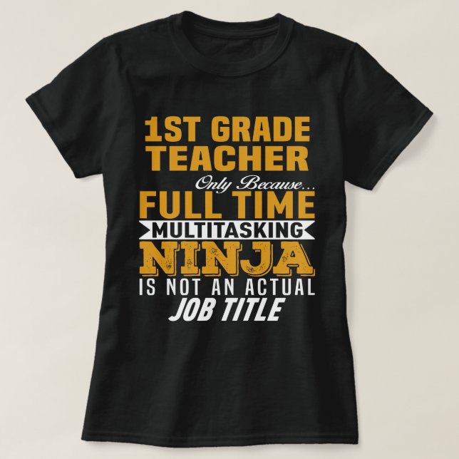 Camiseta Professora Da Classe 1rua (Frente do Design)