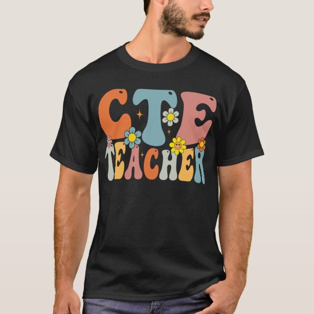 Camiseta Professora Da CTE De Volta Aos Estudantes De Profe (Frente)