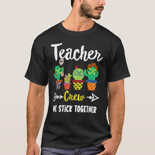 Camiseta Professora da Equipe de Cactus na Escola de Tripul (Frente)