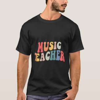 Camiseta Professora Da Equipe De Música Da Groovy De Volta 