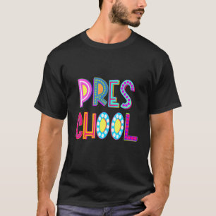 Camiseta Professora da Equipe de Tipografia Pré-Escolar