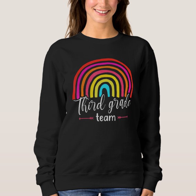 Camiseta Professora Da Equipe Do Terceiro Grau De Volta À E (Frente)