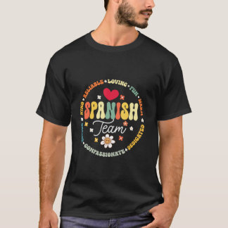 Camiseta Professora Da Equipe Espanhola De Volta Ao Ensino 