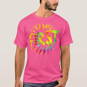 Camiseta Professora Da Equipe Tie Dye De Primeira Classe Da