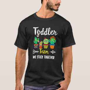 Camiseta Professora Da Equipe Toddler Cactus Crew Toddler P