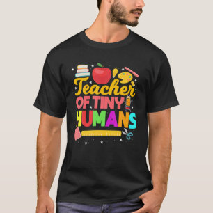 Camiseta Professora Da Escola Secundária E De Pequenos Hum