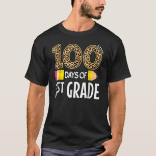 Camiseta Professora da Esquadra de 1rua Leopard 100º dia