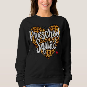 Camiseta Professora Da Esquadra De Leopard De Volta Ao Dia 