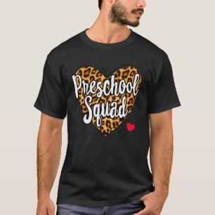 Camiseta Professora Da Esquadra De Leopard De Volta Ao Dia 