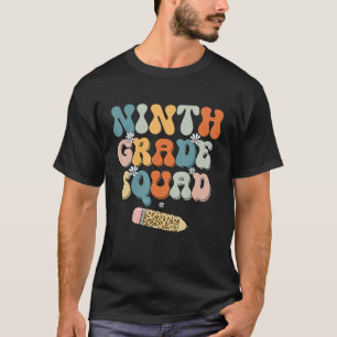 Camiseta Professora Da Nona Série Do Quadrado De Volta À Es