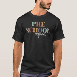 Camiseta Professora Da Praça Da Pré-Escola Estudante No Pri