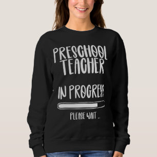 Camiseta Professora Da Pré-Escola De Volta À Apreciação Da 