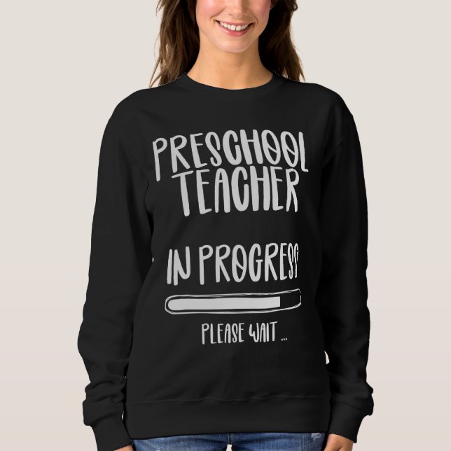 Camiseta Professora Da Pré-Escola De Volta À Apreciação Da  (Frente)