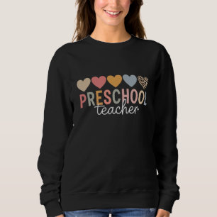 Camiseta Professora da pré-escola de volta à escola