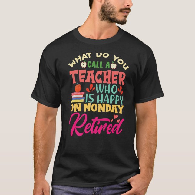 Camiseta Professora Da Reforma Dizendo Piada De Pun Feliz N (Frente)