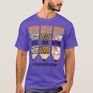 Camiseta Professora De 6 Grau De Volta Ao Ensino Ensino Ens