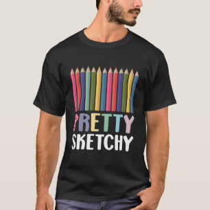 Camiseta Professora De Arte Bestial Pintando Caneta Bonito
