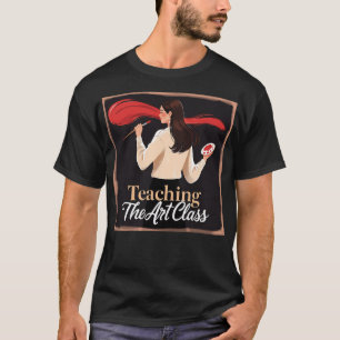 Camiseta Professora de Arte de Classe Ensino