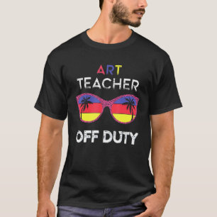 Camiseta Professora De Arte De Dar Óculos De Sol De Férias