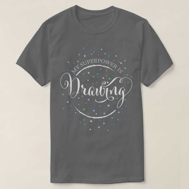 Camiseta Professora de Arte de Desenho (Frente do Design)