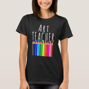 Camiseta Professora De Arte De Volta Ao Criador Escolar