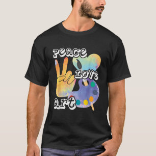 Camiseta Professora de Arte do Peace Love