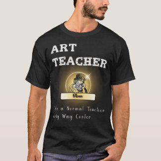 Camiseta Professora de Arte Engraçada, Design de Apreciação