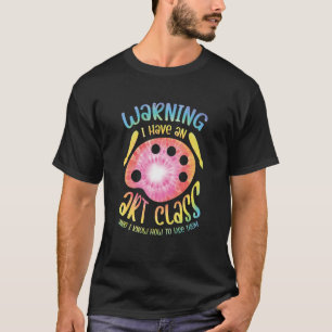 Camiseta Professora de Arte - Roupa de Ensino para Mulheres