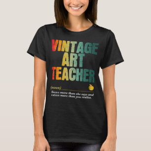 Camiseta Professora de Arte Semana de Apreciação de Volta à