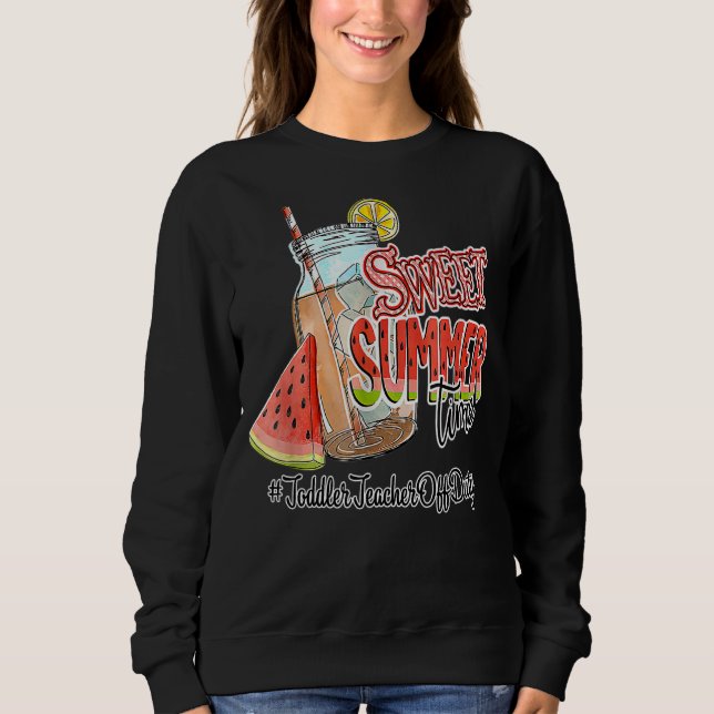 Camiseta Professora De Bebês De Direito No Verão Break Swee (Frente)