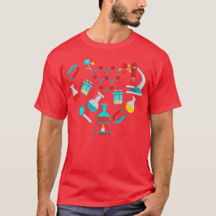 Camiseta Professora de Ciência Clássica Merch Heart Love