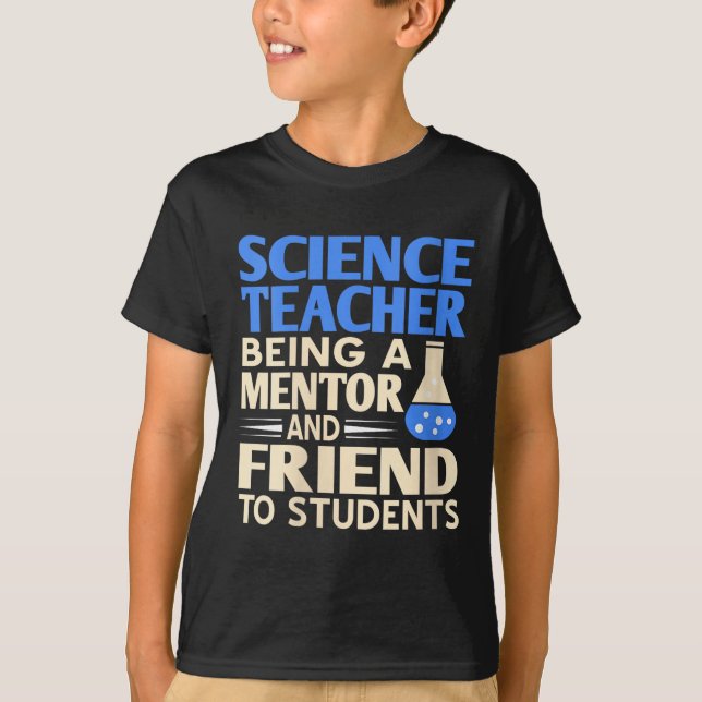 Camiseta Professora De Ciência Das Mulheres Mentor E Amiga  (Frente)