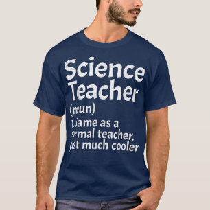 Camiseta Professora De Ciência Definição Engraçada De Volta