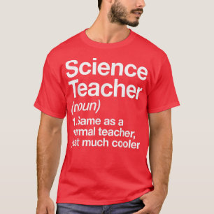 Camiseta Professora De Ciência Definição Engraçada De Volta