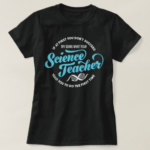 Camiseta Professora De Ciência Deve Ter Ensino De Mulheres