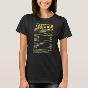 Camiseta Professora de Ciência em Nutrição Fala Química Pro